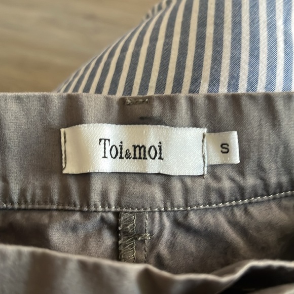 Toi & moi high waisted green shorts - Picture 3 of 5